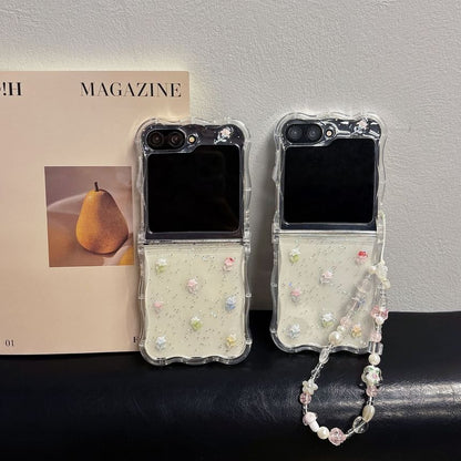 Phone Strap / Case Set Floral