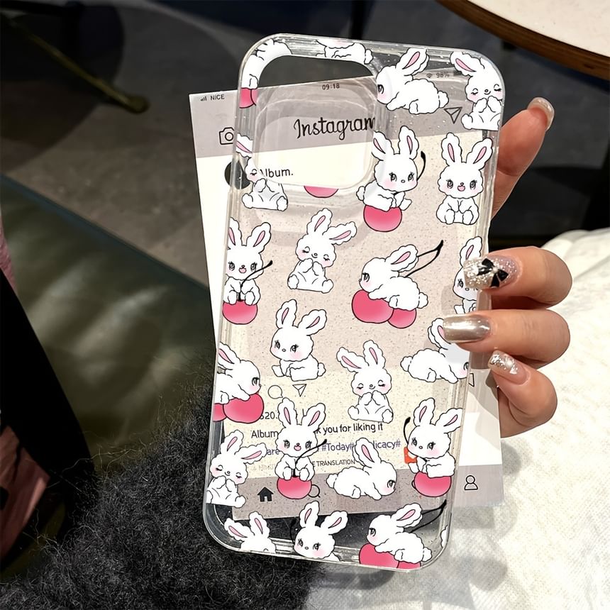 Phone Rabbit Case Print