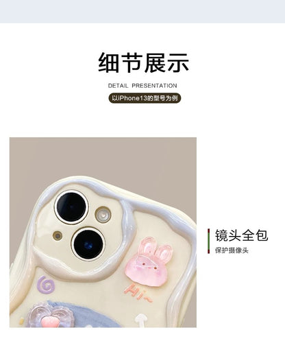 Strap Phone Set / Case Cartoon 3D