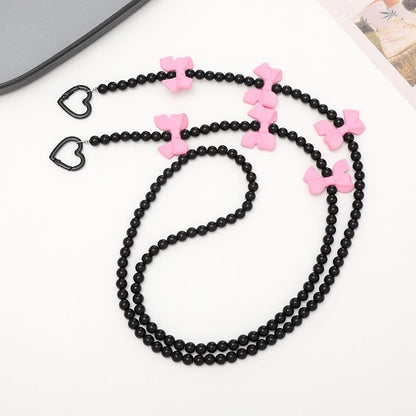 Bow Bead Phone Lanyard