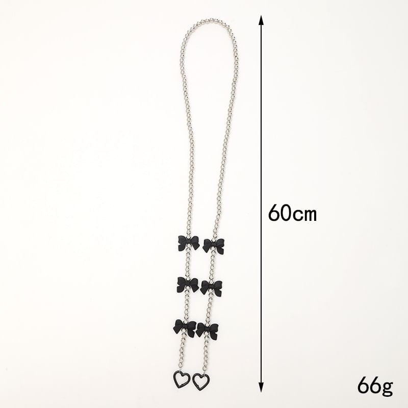 Bow Bead Phone Lanyard