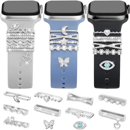 Rhinestone Watch for (Various Designs) Band Charm Apple