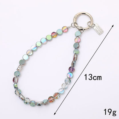 Faux Phone Crystal Bead Strap