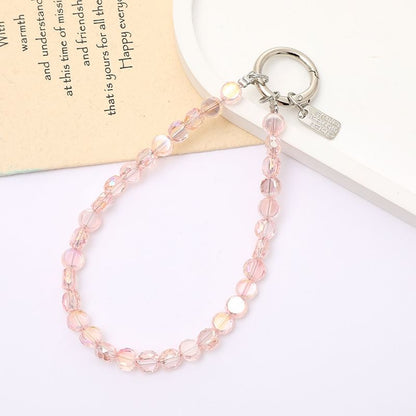 Faux Phone Crystal Bead Strap