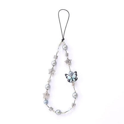 Bead Butterfly Phone / Strap Star Bow