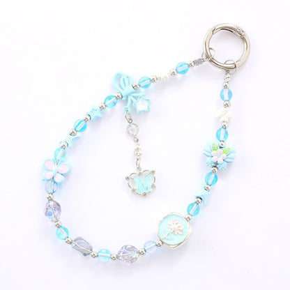 Crystal Phone Clover Strap Faux Bow