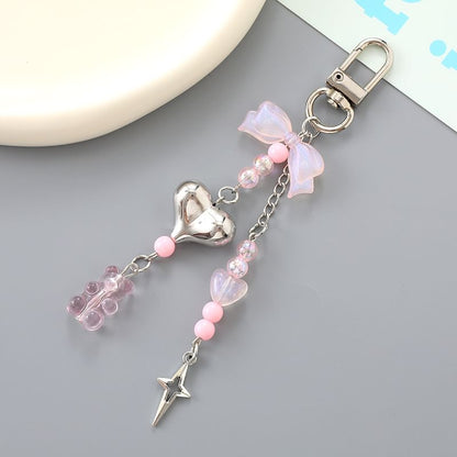 Charm Bow Bear Phone Heart