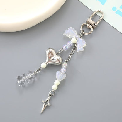 Charm Bow Bear Phone Heart