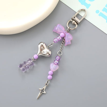 Charm Bow Bear Phone Heart