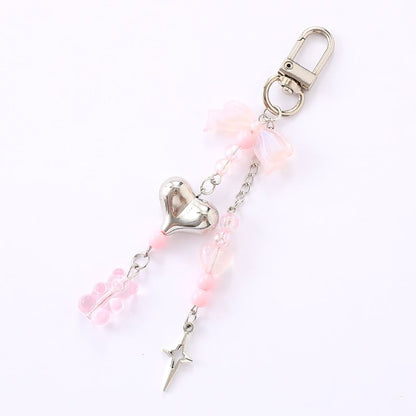 Charm Bow Bear Phone Heart