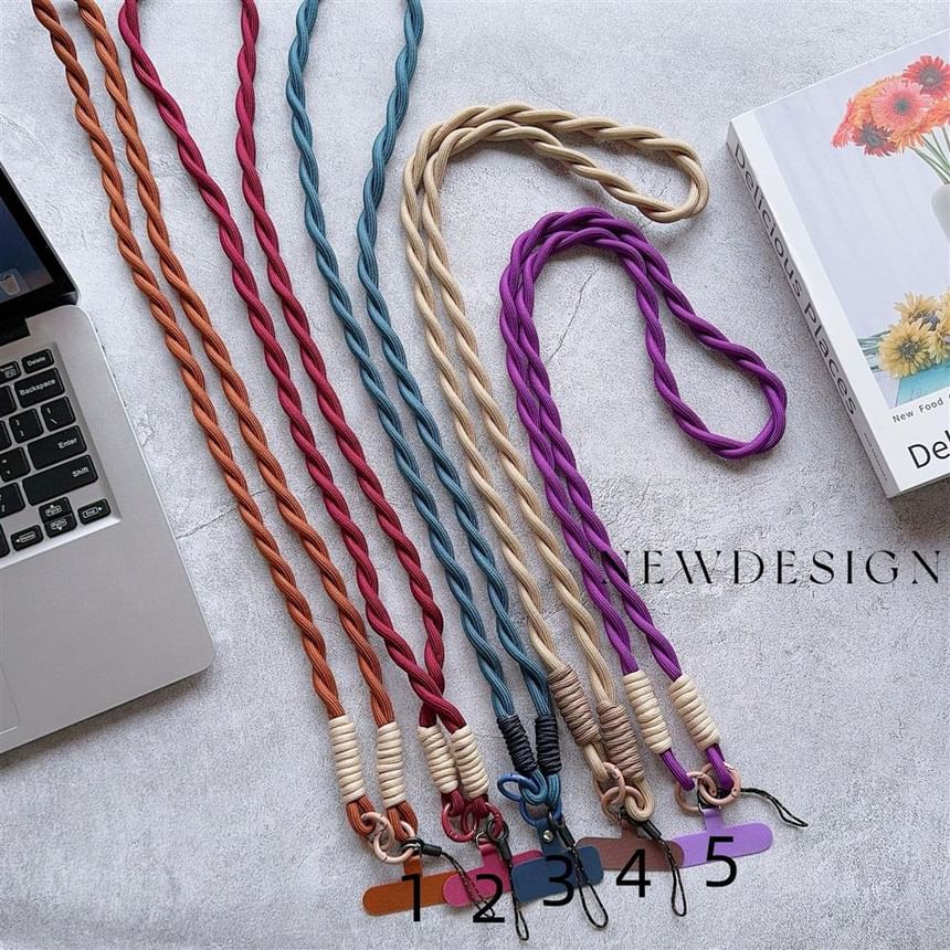 Helical Lanyard Phone Pad Strap with