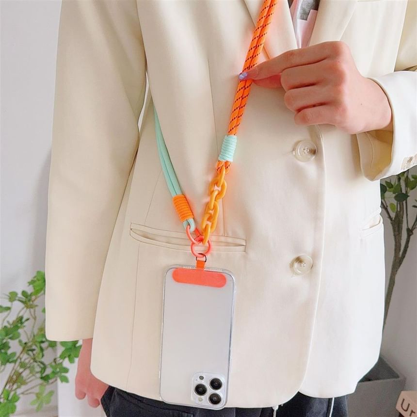 Pad Lanyard with Phone Two-Tone