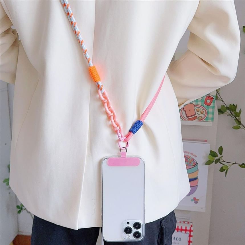 Pad Lanyard with Phone Two-Tone