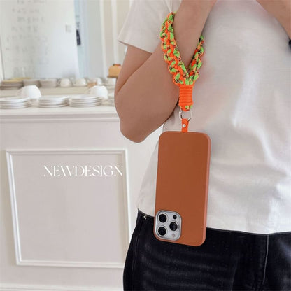 Lanyard Braided Strap with Phone Pad