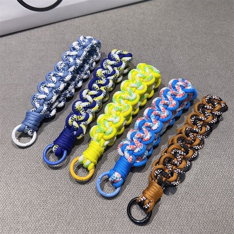 Lanyard Braided Strap with Phone Pad