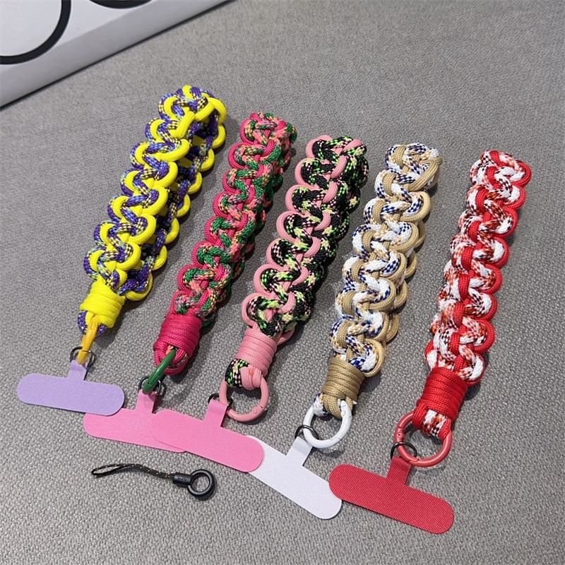 Lanyard Braided Strap with Phone Pad