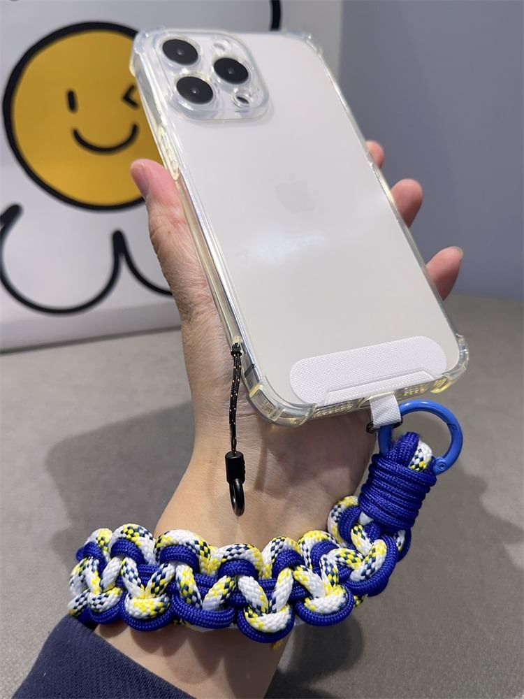 Lanyard Braided Strap with Phone Pad