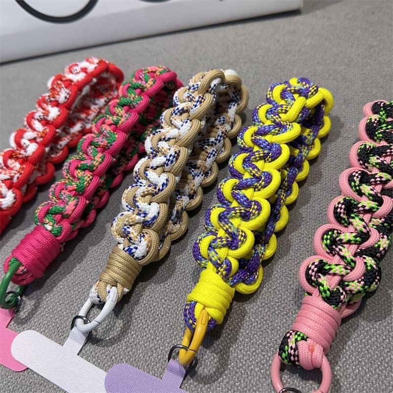 Lanyard Braided Strap with Phone Pad