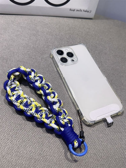 Lanyard Braided Strap with Phone Pad