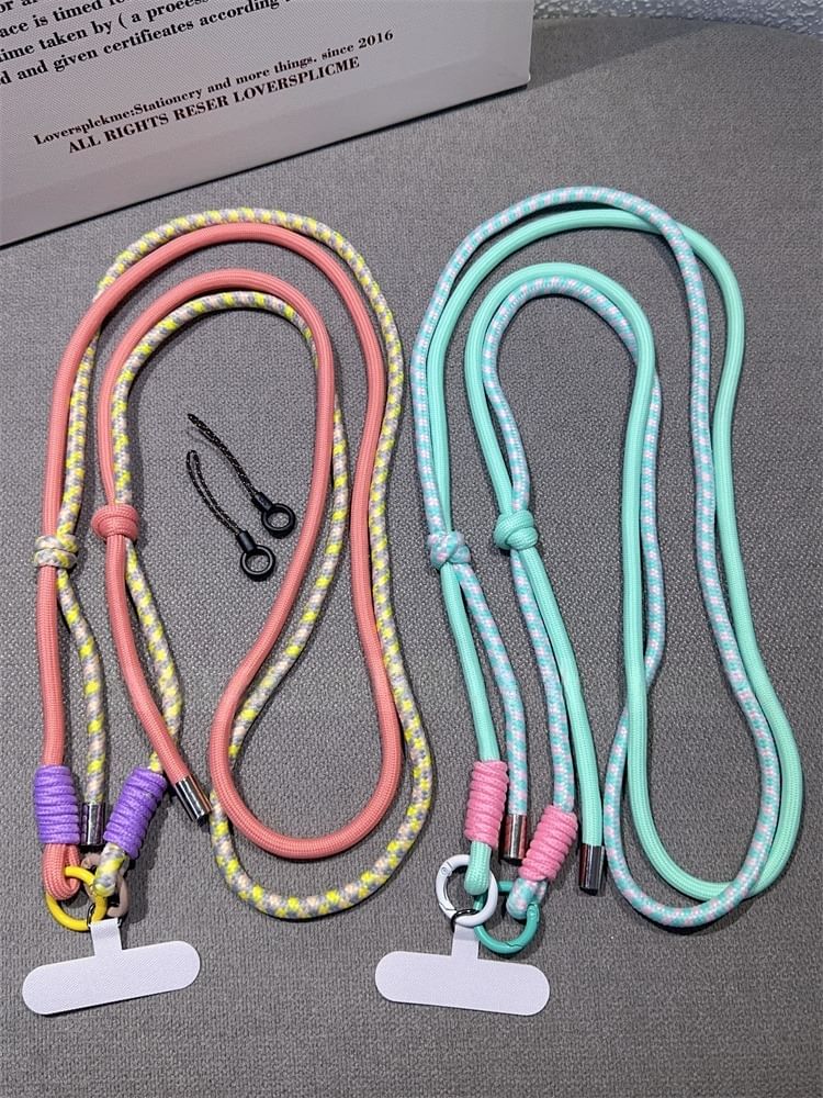 with Phone Pad Two-Tone Lanyard