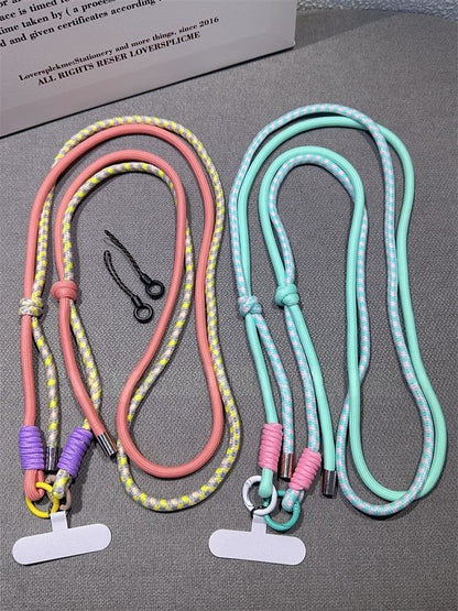 with Phone Pad Two-Tone Lanyard