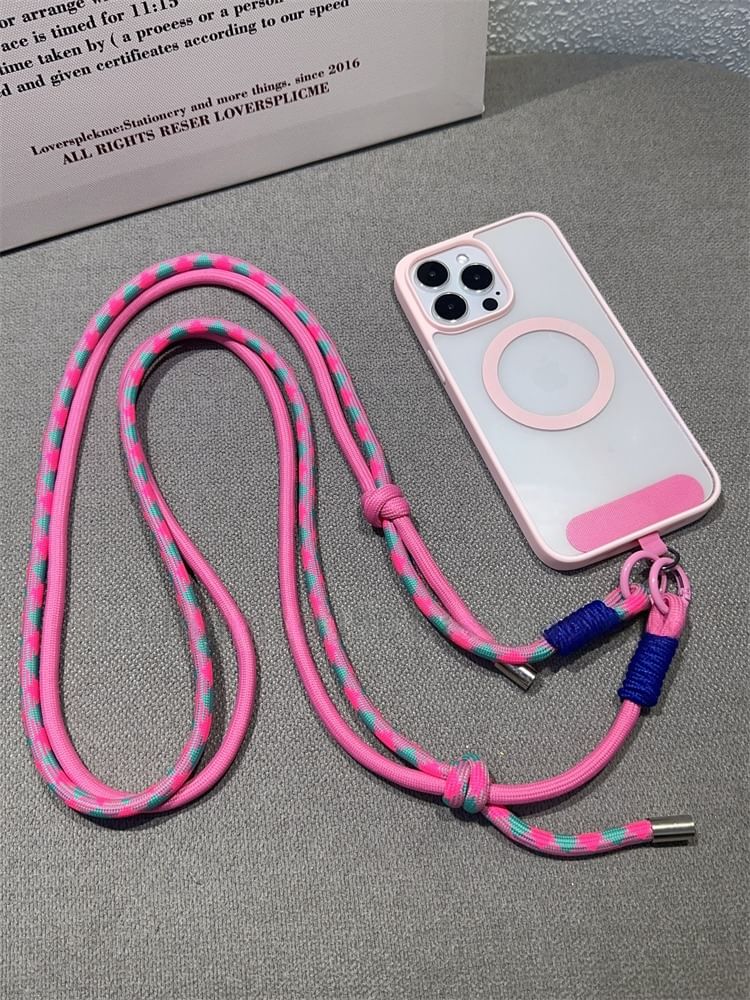 with Phone Pad Two-Tone Lanyard