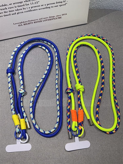 with Phone Pad Two-Tone Lanyard