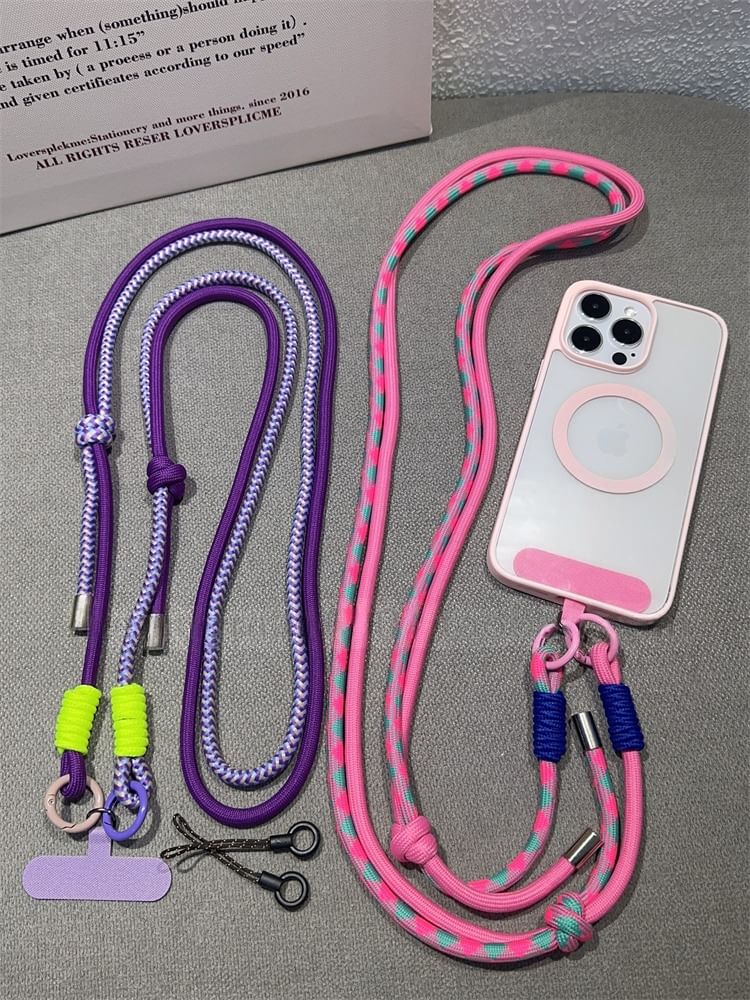 with Phone Pad Two-Tone Lanyard