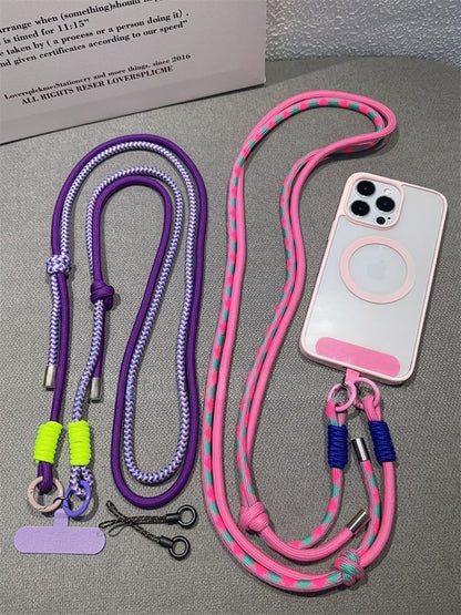 with Phone Pad Two-Tone Lanyard