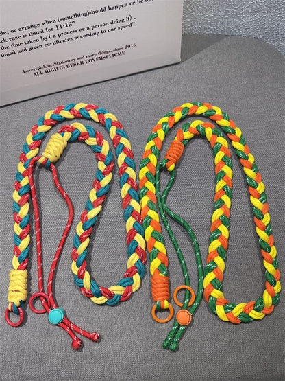 Phone with Braided Lanyard Pad