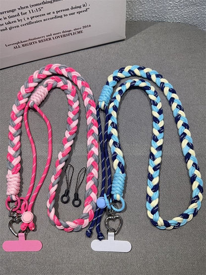 Phone with Braided Lanyard Pad