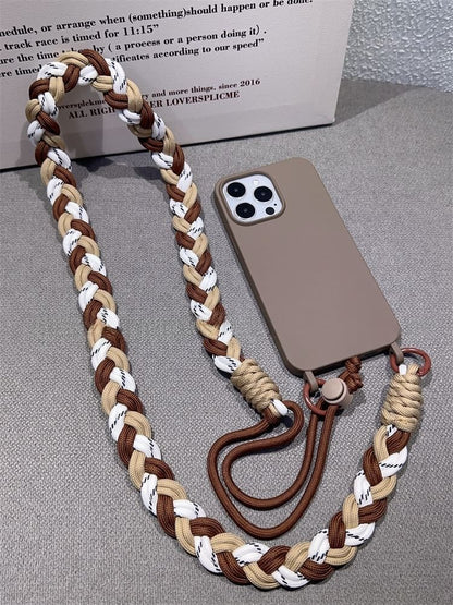 Phone with Braided Lanyard Pad