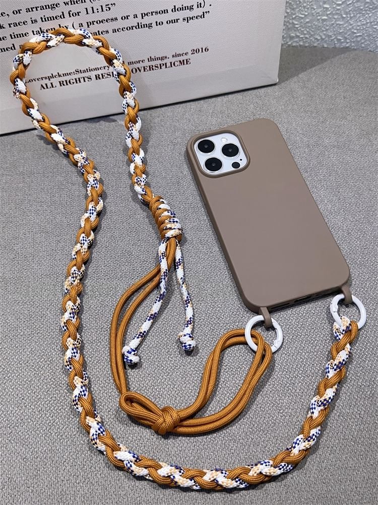 Strap with Braided Pad Lanyard Phone