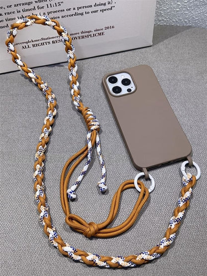 Strap with Braided Pad Lanyard Phone
