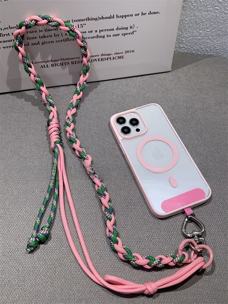 Strap with Braided Pad Lanyard Phone