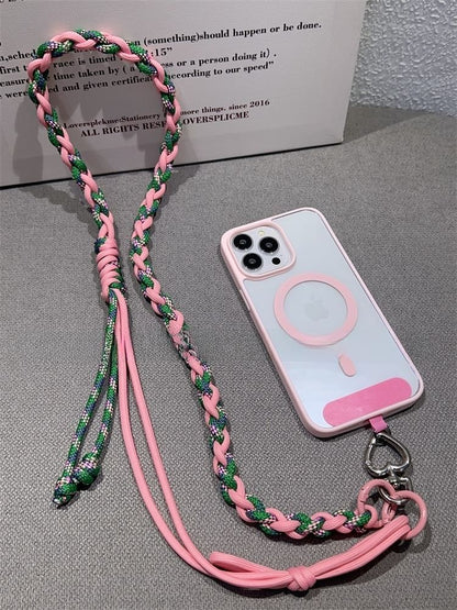 Strap with Braided Pad Lanyard Phone