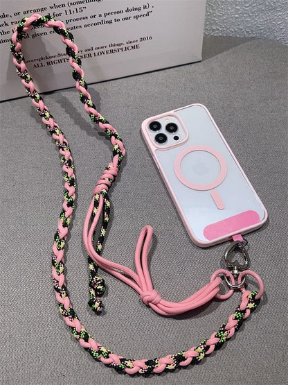 Strap with Braided Pad Lanyard Phone