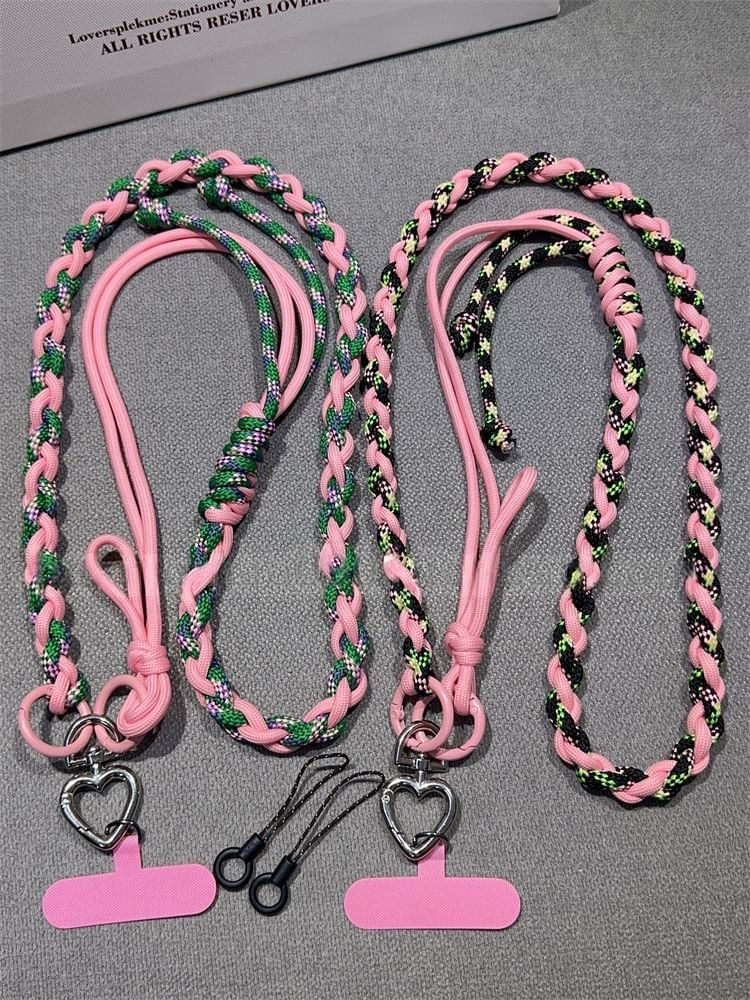 Strap with Braided Pad Lanyard Phone