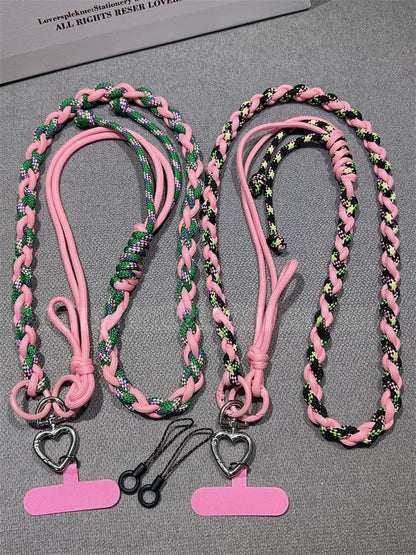 Strap with Braided Pad Lanyard Phone