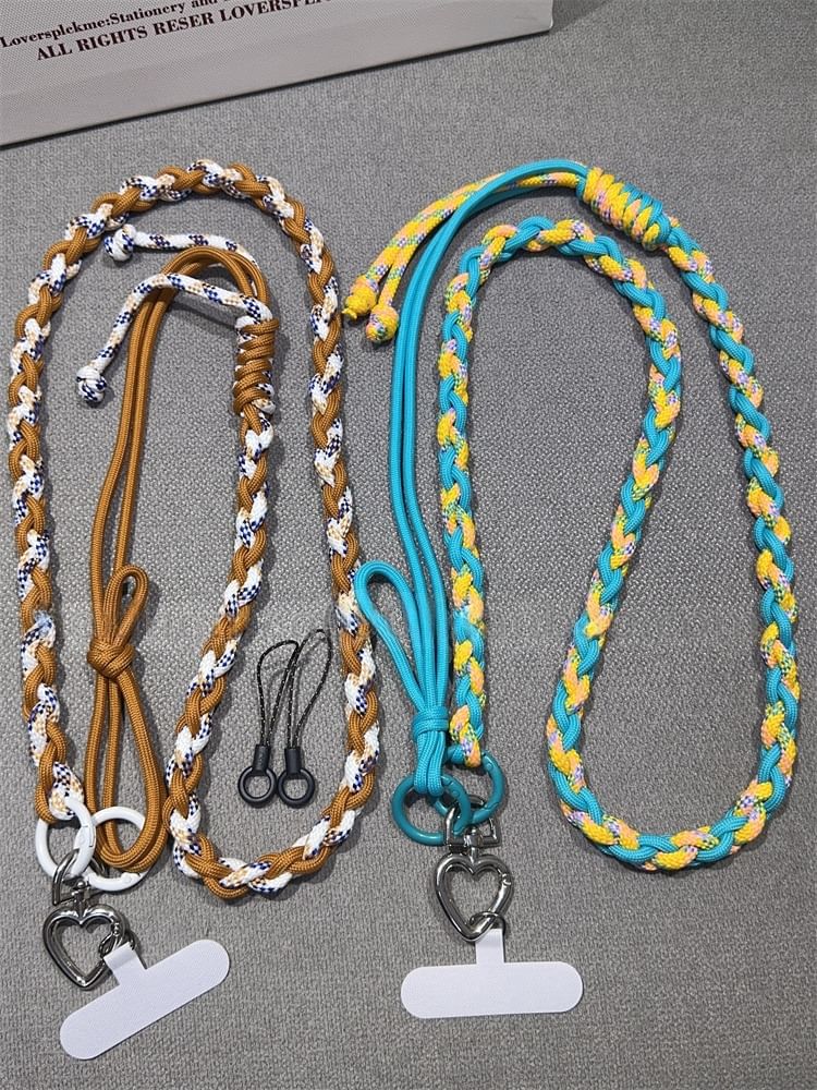 Strap with Braided Pad Lanyard Phone