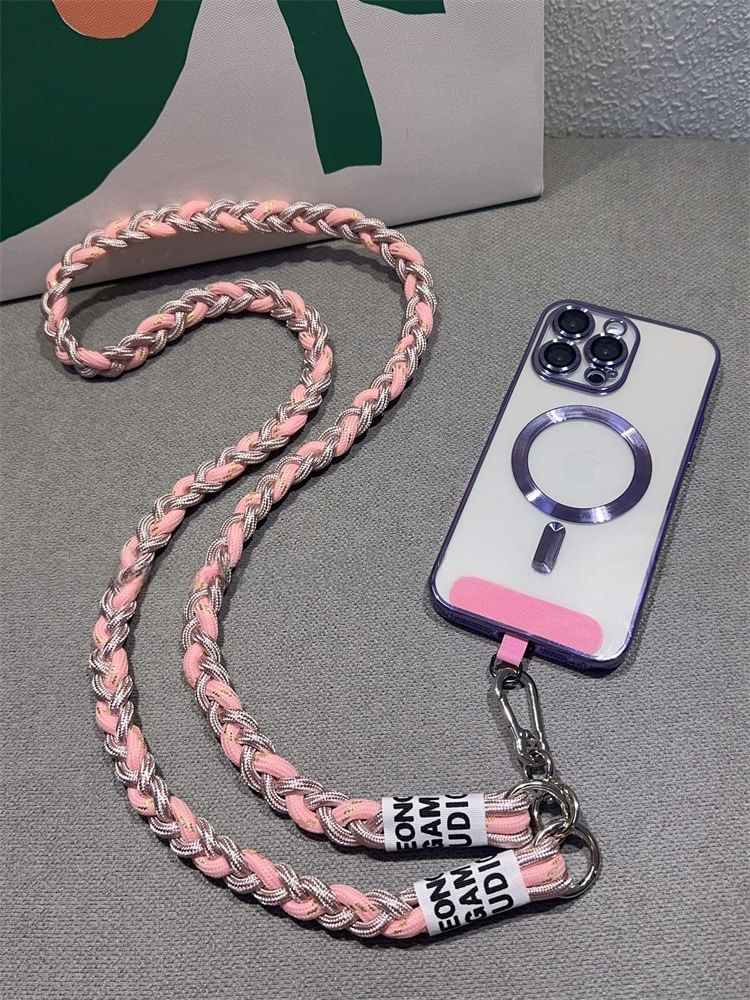 Lanyard Pad with Braided Phone Strap and