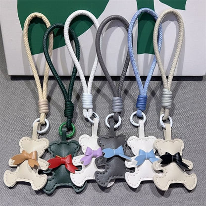 Strap Pad Phone Bear Faux and Lanyard with Leather