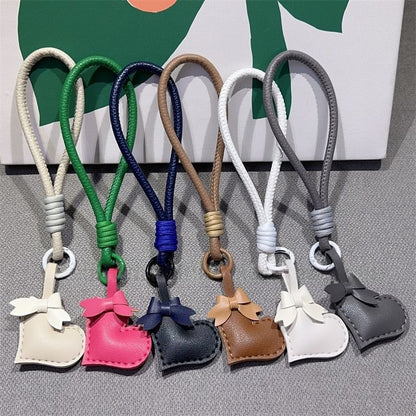 Strap Pad Phone Bear Faux and Lanyard with Leather