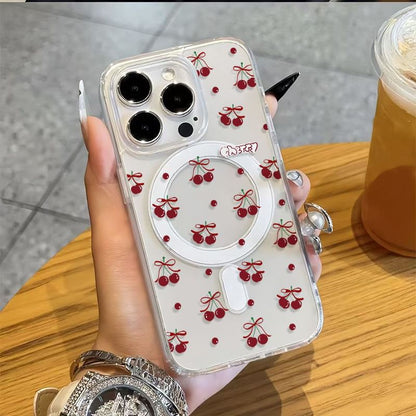 Cherry Print Case Phone