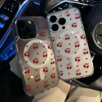 Cherry Print Case Phone