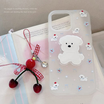 Case Print Cartoon Dog Phone