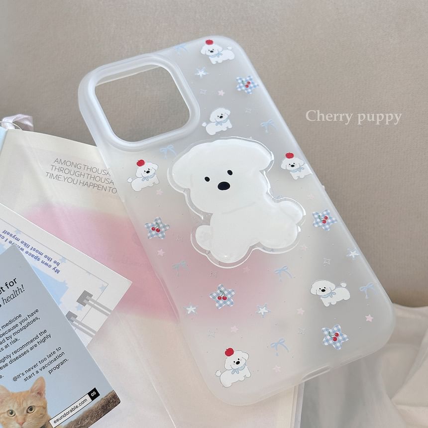 Case Print Cartoon Dog Phone