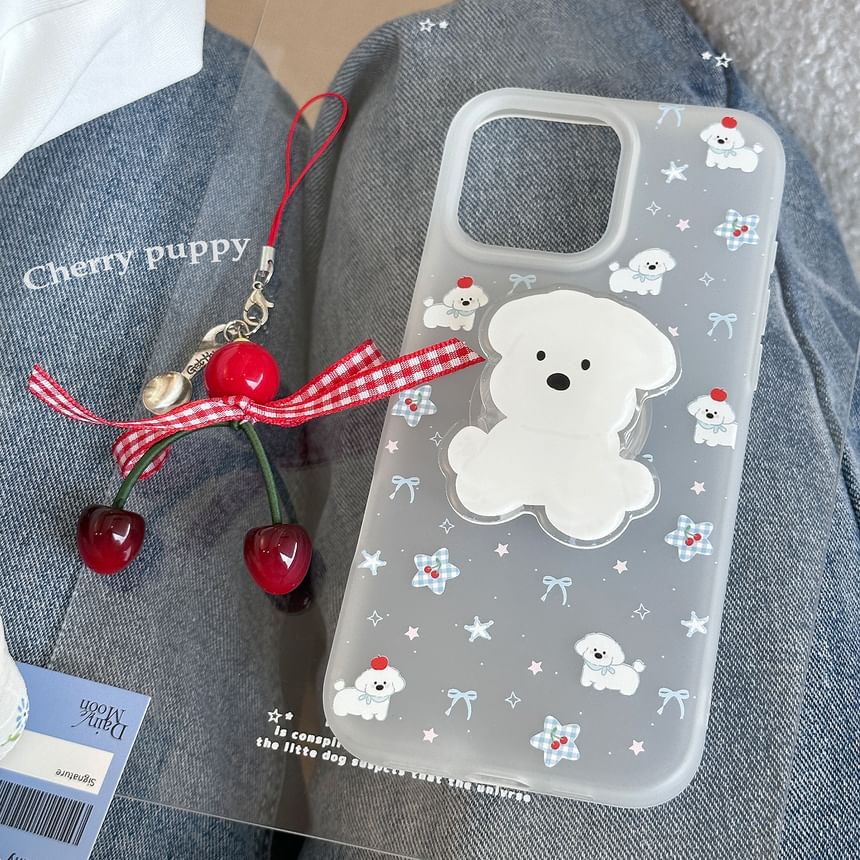Case Print Cartoon Dog Phone