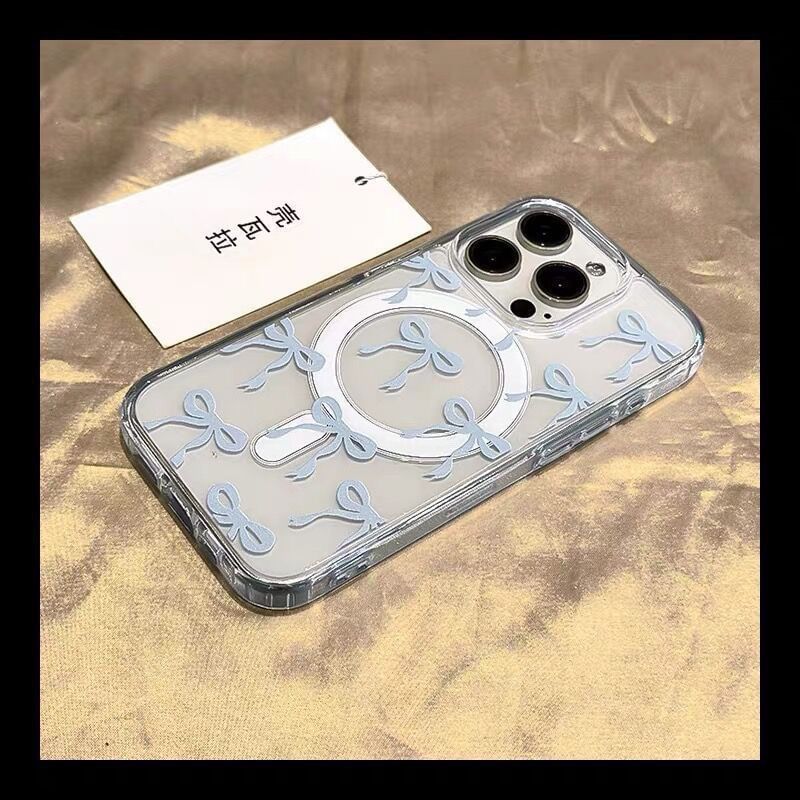 Bow Phone (Compatible Case with Magnetic MagSafe) Transparent