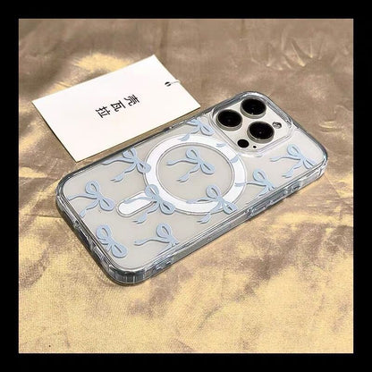 Bow Phone (Compatible Case with Magnetic MagSafe) Transparent